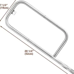 Griller>Lollanda Spare 304 Rustfrit Stål Brænder til Weber Q200 / Q220 / Q2000 / Q2200 - 20.5 tommer brænderstang stykke
