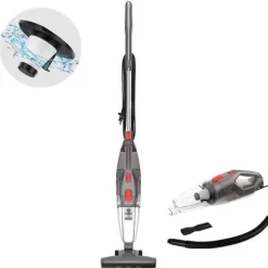 LT450 - Ledningsført stavstøvsuger - 4-i-1 - Sugestyrke 15 kPa - Effekt 450 W - Støvbeholder 0,8 l - 4-trins filtrering - Selvstående - Hvid New