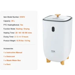 Luksus Håndklædetørrer, 35L Kapacitet, PTC Opvarmningsmodul,35L Sale