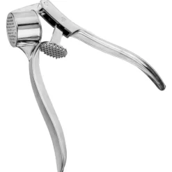 Hvidløgspressere>LUXY hvidløgspresse i metal 15 cm