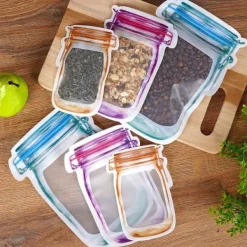 Madopbevaringsposer>Lynlåsposer til mad 6 stk.