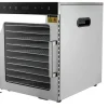 Dehydratorer>Maddehydrator, 10-bakke kapacitet, justerbar temperatur,Sølv