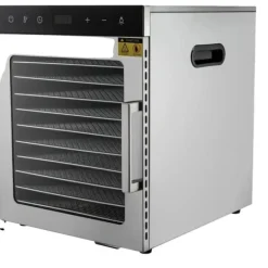 Dehydratorer>Maddehydrator, 10-bakke kapacitet, justerbar temperatur,Sølv