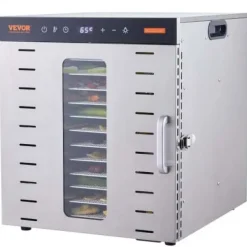 Maddehydrator, 46x42x46,5 cm, rustfrit stål New