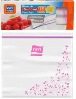 Madopbevaringsposer>Madposer med lynlås 1 l poser 15 stk.