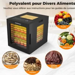 Madtørremaskcme, 33x40x35,5 cm, Sort Clearance