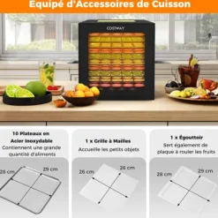 Madtørremaskcme, 33x40x35,5 cm, Sort Clearance