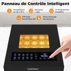 Madtørremaskcme, 33x40x35,5 cm, Sort Clearance