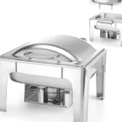 Madopvarmere>Madvarmer med lyspasta, satinstål GN 1/2