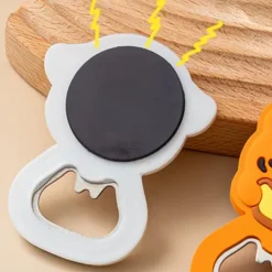 Magnetisk Flaskeåbner Tegneserie Dyrestil Stærk PVC Metal Multifunktions Ølåbner til Hjemmefest Kontor Får Hot