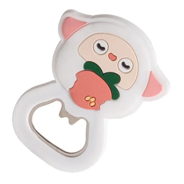 Magnetisk Flaskeåbner Tegneserie Dyrestil Stærk PVC Metal Multifunktions Ølåbner til Hjemmefest Kontor Får Hot