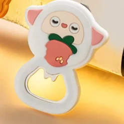 Magnetisk Flaskeåbner Tegneserie Dyrestil Stærk PVC Metal Multifunktions Ølåbner til Hjemmefest Kontor Får Hot