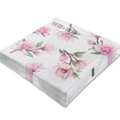 Magnolia Springs servietter, Tete a Tete servietter 3-lags 33x33cm 1/4 foldet 20 stk. pr. pakke Discount