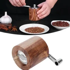 Manuel Peberkværn Krydderikværn Kværnværktøj med Lang Krumtap til Hjemmerestaurant Best