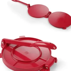 Manuel tortillapresse 250mm rød Hendi 513033 Discount