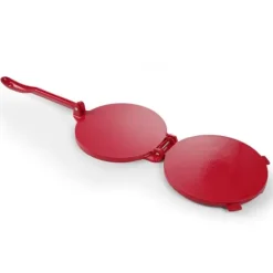 Manuel tortillapresse 250mm rød Hendi 513033 Discount