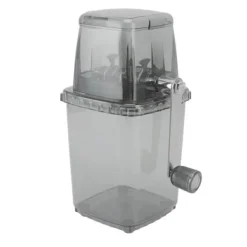 Isknusere & Ice Shavers>Manuell Ice Crusher Liten bärbar rakapparat Handdriven Snow Cone Machine for Home Grey