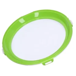Matkonserveringsbricka Återanvändbar Stapelbar rund köksförvaringsbehållare med förseglingslock Grön Sale