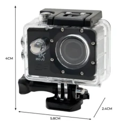 MaxBlast Tagrenderengøringskit 90L (5 m slange) | Vådt- og Tørtstøvsuger 3000W | 6 teleskoprør 1,2–7,2 m | Udskiftelige mundstykker | 4K-kamera med Outlet