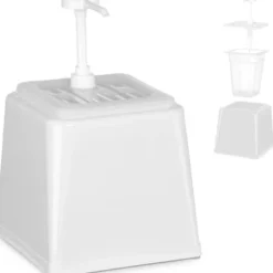 Mayonnaise sauce dispenser med pumpe 2,5 l hvid - Hendi 203545 Hot