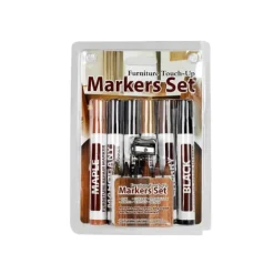 Møbelreparationssæt - Touch Up Markers med Voksfarver & Blyantspidser 10 colors New