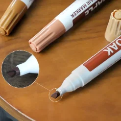 Møbelreparationssæt - Touch Up Markers med Voksfarver & Blyantspidser 10 colors New