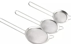 Metal si, sæt med 3 stk New