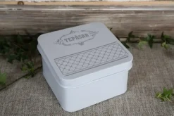 Kagedåser>Metal teæske