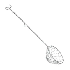 Metaltex kinesisk fonduesigte i rustfrit stål, 3 dele New