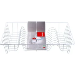 Metaltex opvaskestativ 48x30 cm hvid Outlet