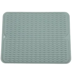 Måtter & Gitter Til Køkkenvaske>Miljøvenlig varmebestandig tørremåtte til opvaskemaskine - skridsikker og fleksibel gummimåtte (grøn)