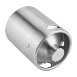 Isspande & Kølere>Mini øltønde i rustfrit stål med spirallåg Praktiske forsyninger til hjemmet og hotellet (2L)