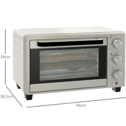 Miniovn, 46,4x38x28,5 cm, Creme Hot