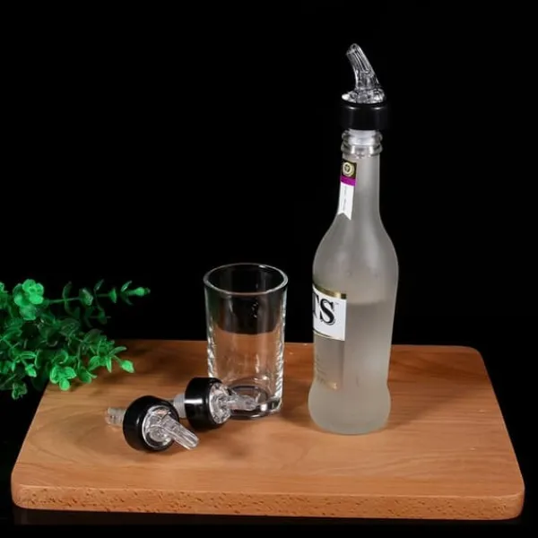 Flaskepropper>35ml Praktisk Plast Spiritus Hældeprop Flow Vinflaske Hældetud Prop Transparent