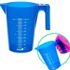 Målebægere & Måleskeer>Målebæger i plastik, 500 ml, PP, blåmalet, skala med håndtag