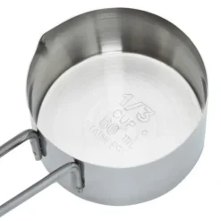 Målebæger sæt, rustfrit stål, 13.5x5.5x3.5 cm Discount