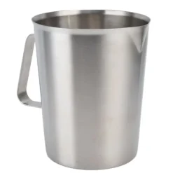 Målebægere & Måleskeer>Målekop 304 rustfrit stål korrosionsbestandigt kaffemælkskummende kop med vægt til hjemmekafé (2000 ml)