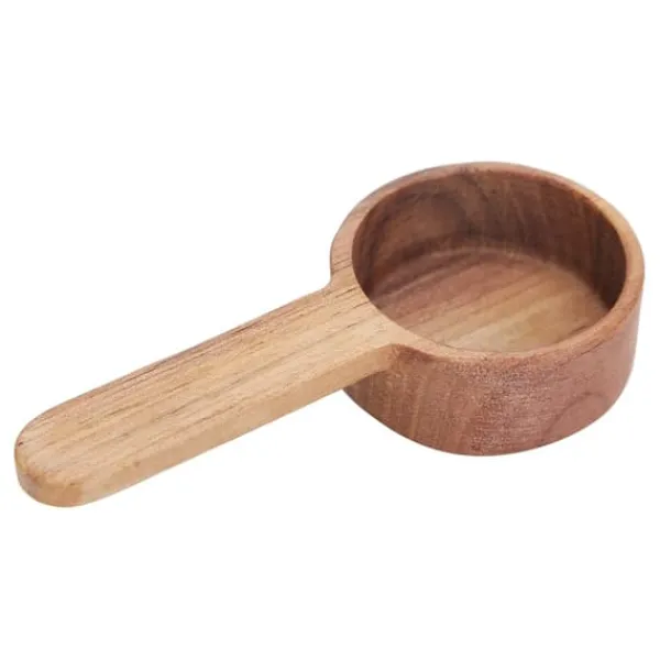 Målebægere & Måleskeer>Måleske i træ til kaffe, køkken, suppe, måleske, værktøj til kaffebønner, 8g