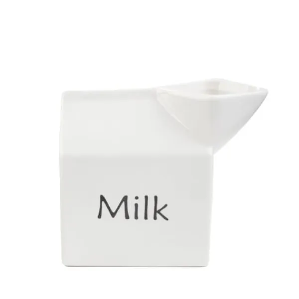 Kaffe- & Tekander>Mælkekande | NELSON | hvid med indskrift | 0,2 l | 889917