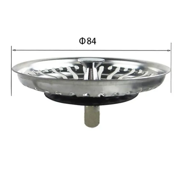 84mm Køkkenvask Si i Rustfrit Stål - Perfekt Vask Tilbehør til at Undgå Tilstoppelser Online