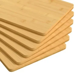 Morgenmadstallerkener 6 stk. 35x23x0,8 cm bambus - Morgenmadstallerken - Morgenmadstallerkener - Home & Living Online