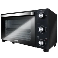 Ovne>MPM MPE-14/T - Elektrisk ovn med termocirkulationssystem, sort