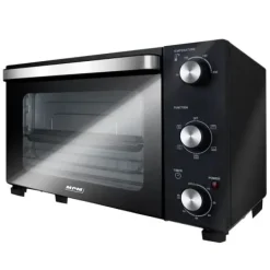 Ovne>MPM MPE-14/T - Elektrisk ovn med termocirkulationssystem, sort