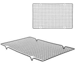 Afkølingsriste>Multifunktionel Grill Køleskab Rist Net Udendørs Bageværktøj til Kage, Kiks, Brød