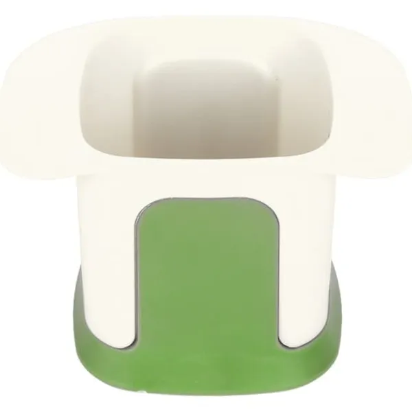 Multifunktionel håndholdt grøntsagsskærer - nem at bruge og rengøre, perfekt til kartofler, løg, gulerødder - holdbar og aftagelig - hvid Discount