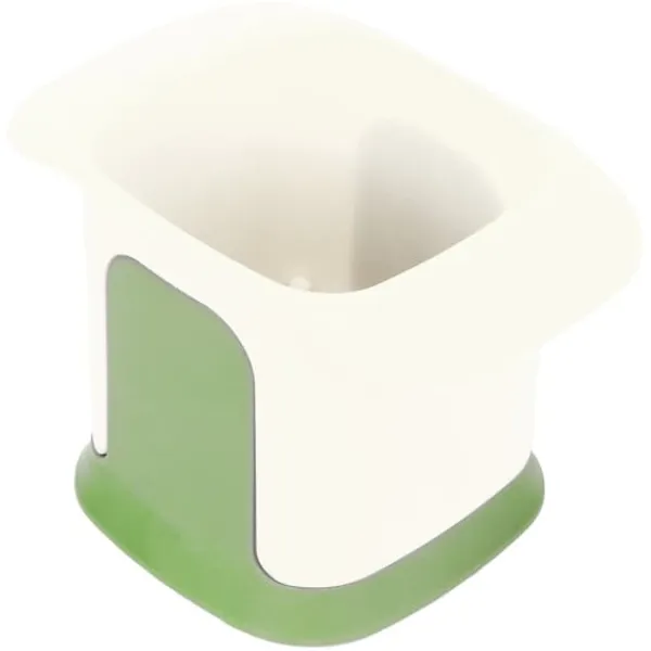 Multifunktionel håndholdt grøntsagsskærer - nem at bruge og rengøre, perfekt til kartofler, løg, gulerødder - holdbar og aftagelig - hvid Discount