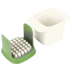 Multifunktionel håndholdt grøntsagsskærer - nem at bruge og rengøre, perfekt til kartofler, løg, gulerødder - holdbar og aftagelig - hvid Discount