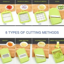 Multifunktionel mandolinjern - frugt, ost og grøntsager Clearance