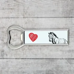 Mustang - flaskeåbner med hest, personlig køleskabsåbner, unik gave til en mand fra Art-Dog Discount