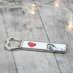 Mustang - flaskeåbner med hest, personlig køleskabsåbner, unik gave til en mand fra Art-Dog Discount